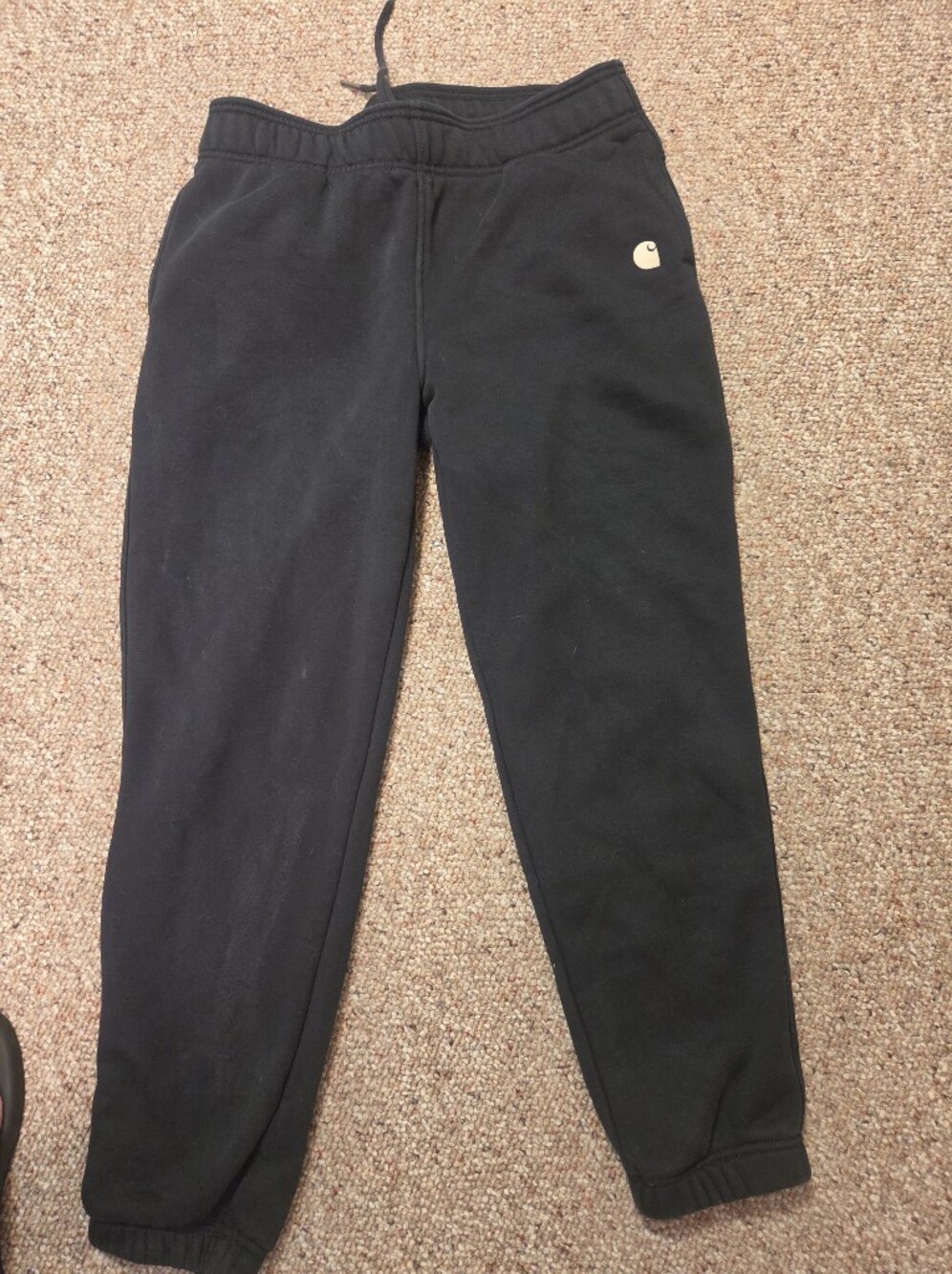Carhartt Women's Black Jogger Sweatpants Relaxed Fit 8/10 M
